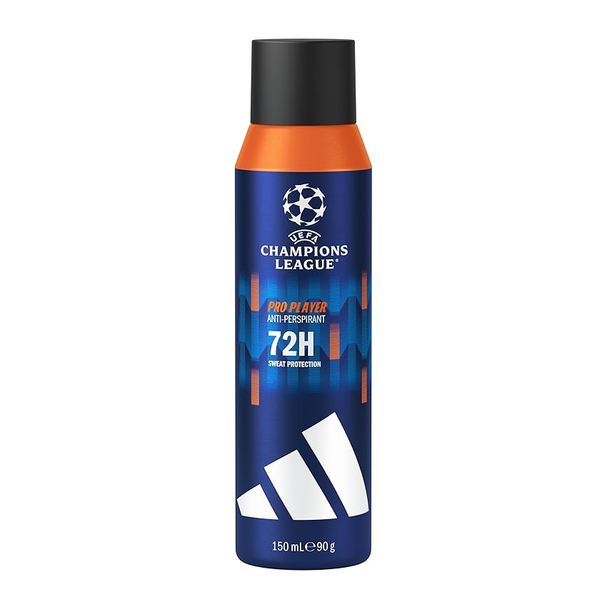 adidas UEFA Champions League PRO PLAYER Edition - Anti-Traspirante Spray 150 ml adidas UEFA Champions League PRO PLAYER Edition - Anti-Traspirante Spray 150 ml