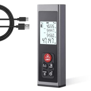 HYCHIKA Metro Laser - Misuratore Laser Tipo C Ricaricabile 60M Telemetro Laser Con