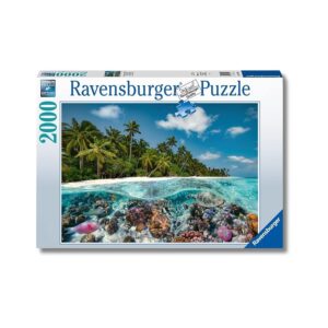 Ravensburger - Puzzle 2000 Pezzi Un Tuffo Alle Maldive | Puzzle 2000 Pezzi | Rompicapo
