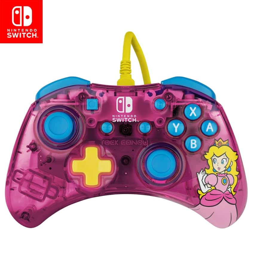 PDP Rock Candy cablato Gaming Switch Pro Controller - Official License Nintendo PDP Rock Candy cablato Gaming Switch Pro Controller - Official License Nintendo
