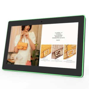Tablet pc Android PoE da parete da 15.6 pollici con indicatore LED HEXA core