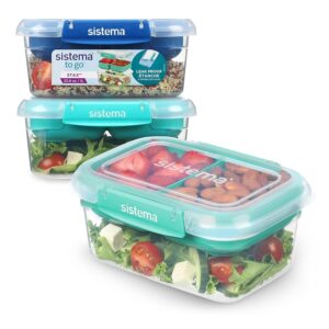 Sistema To Go Stax Contenitori per la conservazione degli alimenti | 1 l | Set di