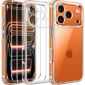 iVoler Cover Chiaro per iPhone 17 Pro con 2 Pezzi Pellicola Vetro Temperato