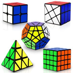 Coolzon Set di 5 Cubi Magici
