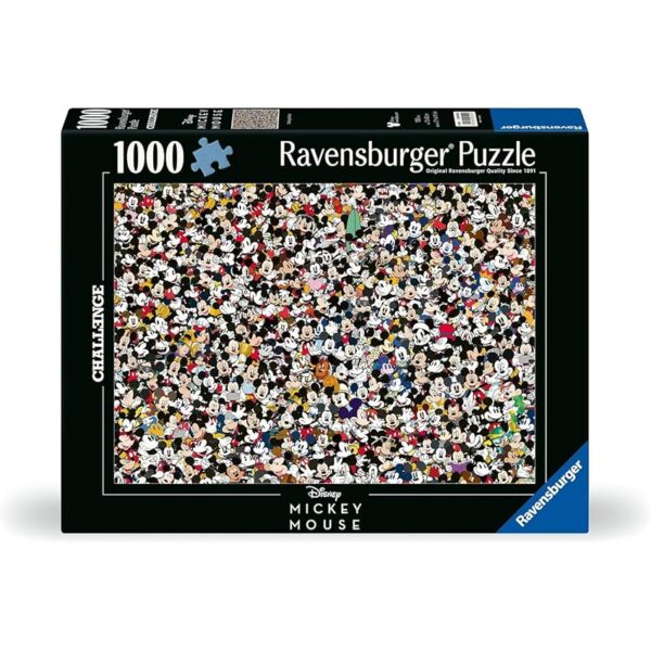 Ravensburger - Puzzle 1000 Pezzi Disney: Mickey Challenge | Puzzle Adulti E Bambini