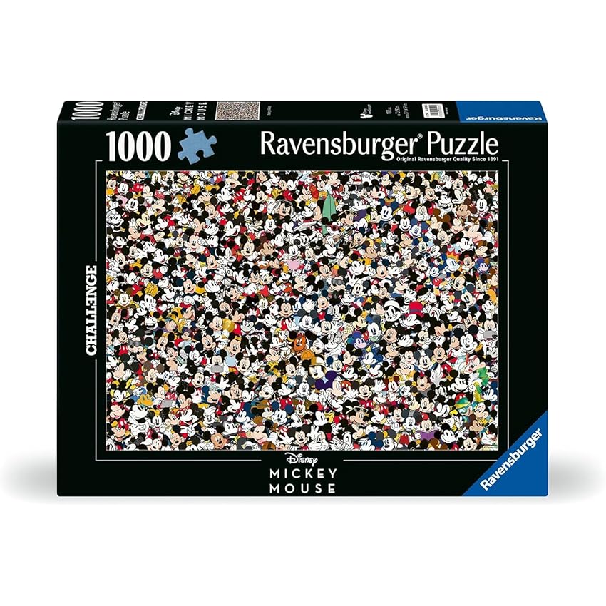 Ravensburger - Puzzle 1000 Pezzi Disney: Mickey Challenge | Puzzle Adulti E Bambini Ravensburger - Puzzle 1000 Pezzi Disney: Mickey Challenge | Puzzle Adulti E Bambini