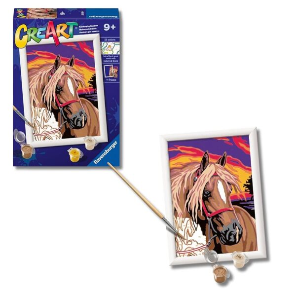 Ravensburger - Creart Serie E Cavallo Romantico | Kit Pittura Bambini | Dipingere