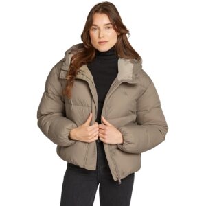 Calvin Klein Donna Piumino Short Hooded Puffer con Cappuccio