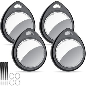 QCOQ® Air Tags 4 Pezzi Nero