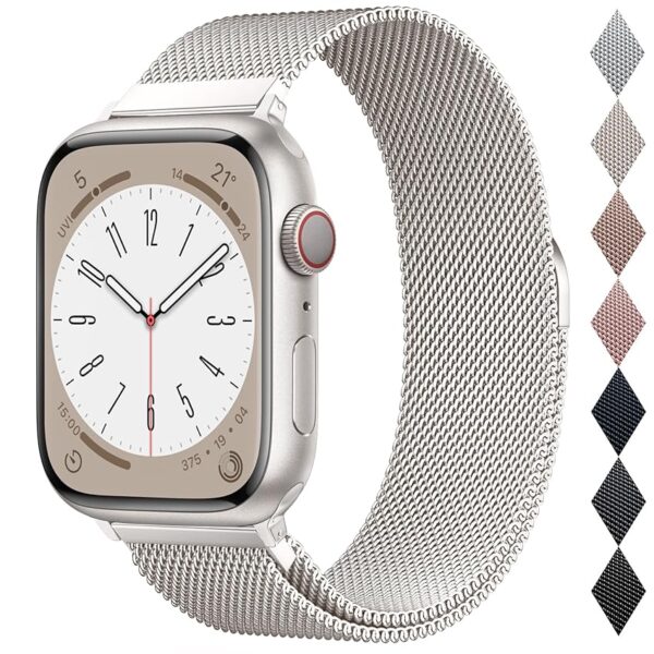 OULUOQI Cinturino di ricambio compatibile con cinturino Apple Watch 41mm 40mm 38mm