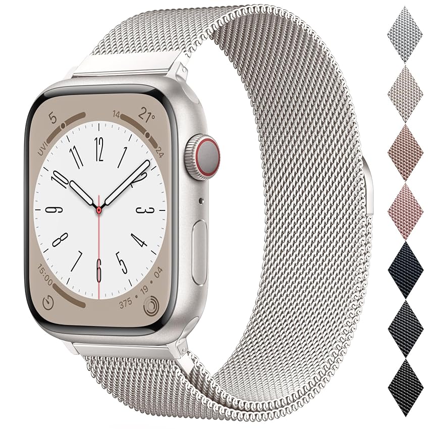 OULUOQI Cinturino di ricambio compatibile con cinturino Apple Watch 41mm 40mm 38mm OULUOQI Cinturino di ricambio compatibile con cinturino Apple Watch 41mm 40mm 38mm