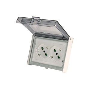 FANTON 421021 - Multipresa universale da incasso OPERA/PLA doppia presa bipasso schuko