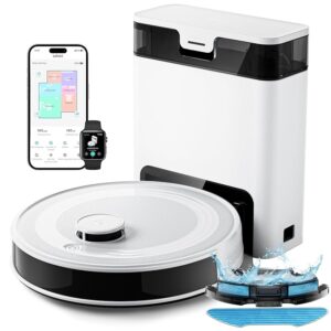 LEFANT M2S Pro Robot Aspirapolvere Lavapavimenti con Svuotamento Automatico