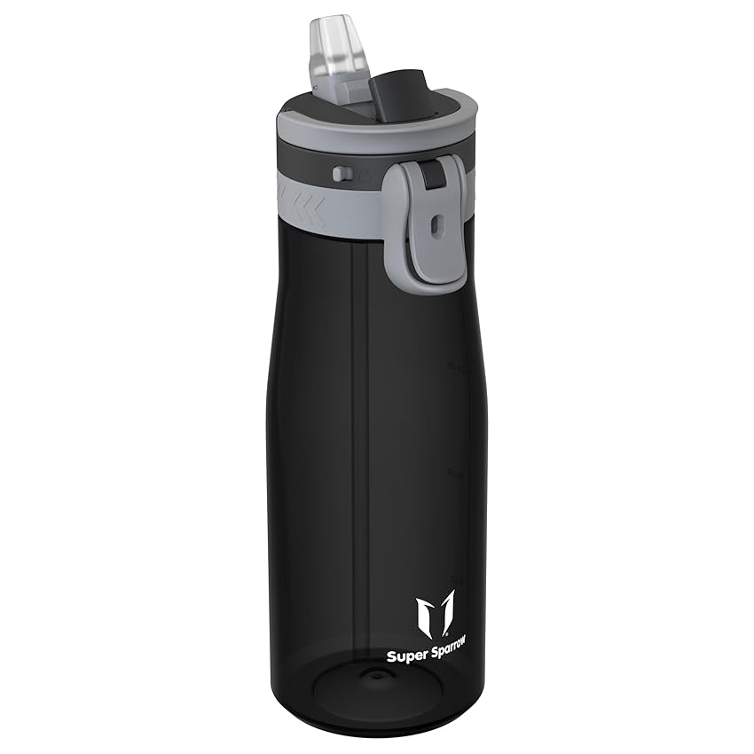 Sparrow Borraccia 1L - TouchFlow Bottiglia Senza BPA - Senza Perdite Borraccia Cannuccia Sparrow Borraccia 1L - TouchFlow Bottiglia Senza BPA - Senza Perdite Borraccia Cannuccia