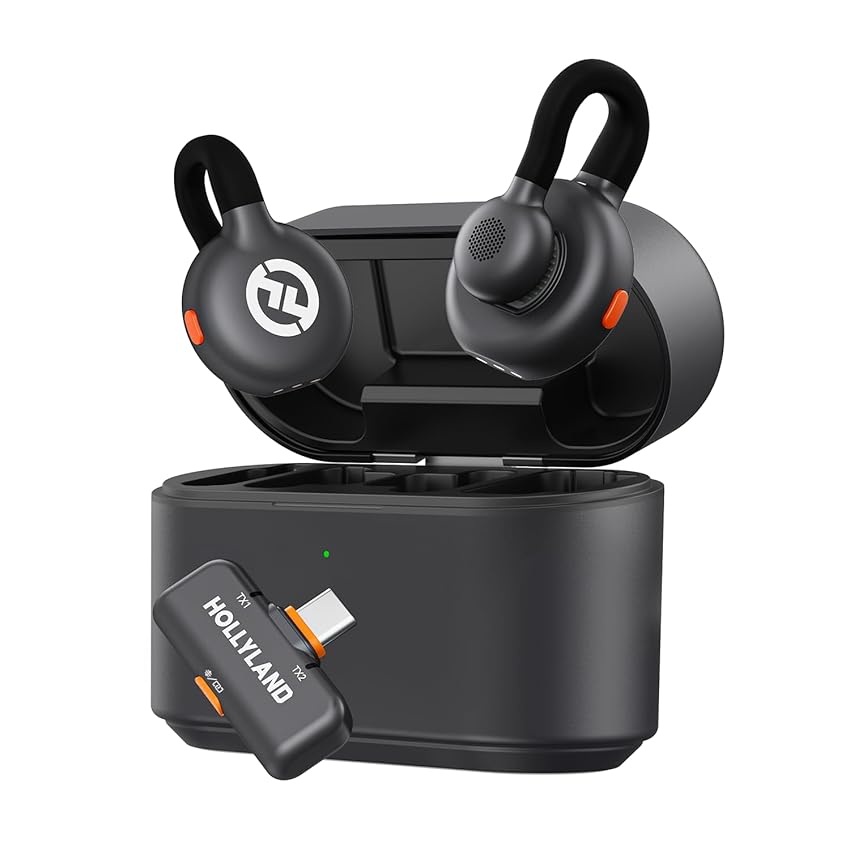 Hollyland Lark M2S Microfono Lavalier Wireless con Spina USB-C per iPhone 15/16 e Android Hollyland Lark M2S Microfono Lavalier Wireless con Spina USB-C per iPhone 15/16 e Android