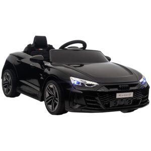HOMCOM AUDI RS Macchina Elettrica per Bambini 3-5 Anni 12V Doppio Motori