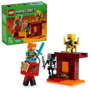 LEGO Minecraft Battaglia sul Ponte del Nether - Giocattolo Interattivo con Figura
