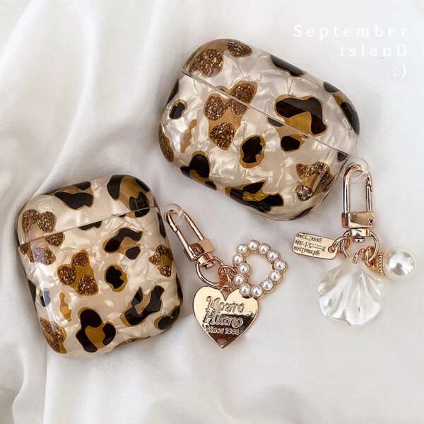 Custodia Leopard Girl per AirPods Pro 2 Custodia USB C per Airpods 4 pro 2 Custodia