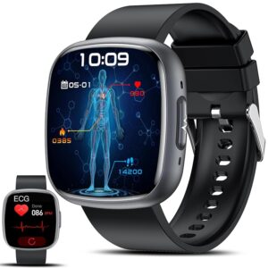 Lgnitek Smartwatch Pressione Sanguigna con ECG/ li /HRV/BMI/Acido Urico