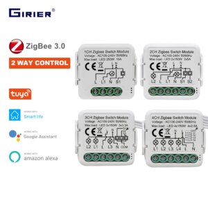 GIRIER Tuya ZigBee 3.0 Modulo interruttore della luce