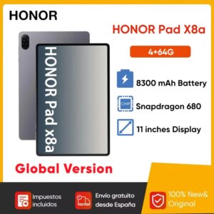 HONOR Pad X8a Tablet Versione globale Tablet 4GB 64GB 11 ''90Hz Display 8300 mAh Batteria