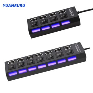 Hub USB 2.0 Hub USB 2.0 Hub splitter multi USB Utilizzare adattatore di alimentazione