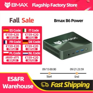 Bmax Mini Pc B6Power Intel Core I7-1060Ng7 Windows 11 16Gb Ram 1Tb Nvme Ssd Nvme_2280X2
