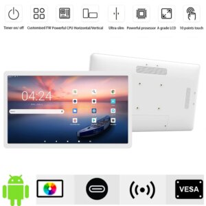 16 "1920*1200 Android PoE Industry Tablet monitor touch screen montato a parete 2 in 1