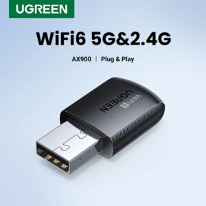 Adattatore WiFi UGREEN AC650 AX1800 WiFi6/5 5G e 2.4G Dongle per scheda WiFi USB per