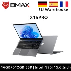 Bmax X15 Pro 15.6 pollici 16Gb Ram 512Gb Ssd Intel N95 Cpu Windows 11 Notebook 1920*1080