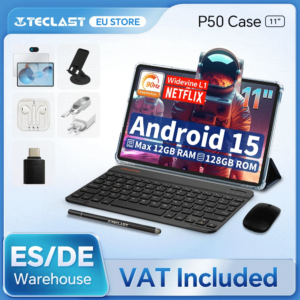 Custodia Teclast P50 Tablet Android 15 11" 90Hz Max 12Gb (4Gb+8Gb Espansione)