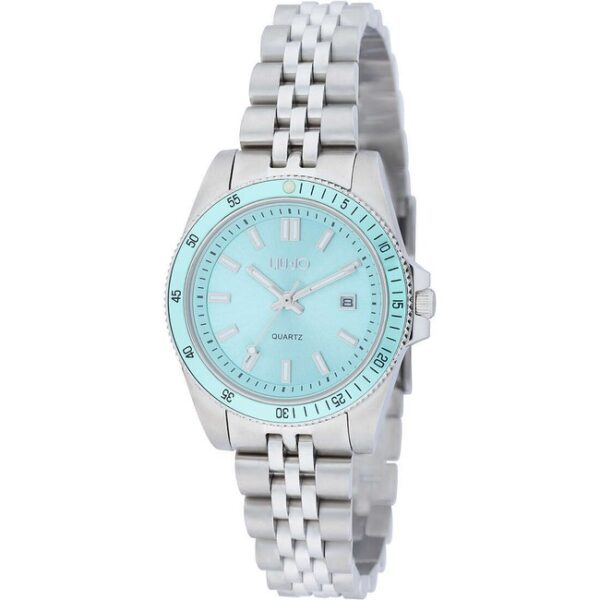 Orologio Donna LIU JO Luxury COMPANY TLJ2319 Bracciale Acciaio Turchese