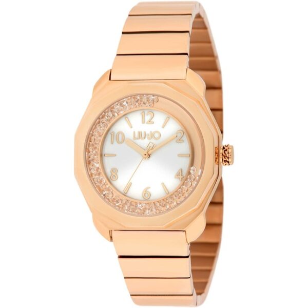 Orologio Donna LIU JO Luxury DANCING TWELVE TLJ2190 Bracciale Acciaio Rosè