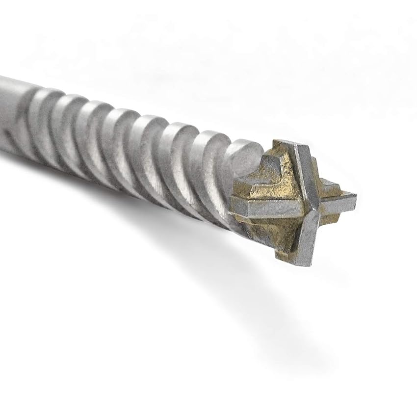 Fischer D-SDX Punta trapano 10 mm Cilindrica a Quattro Taglienti