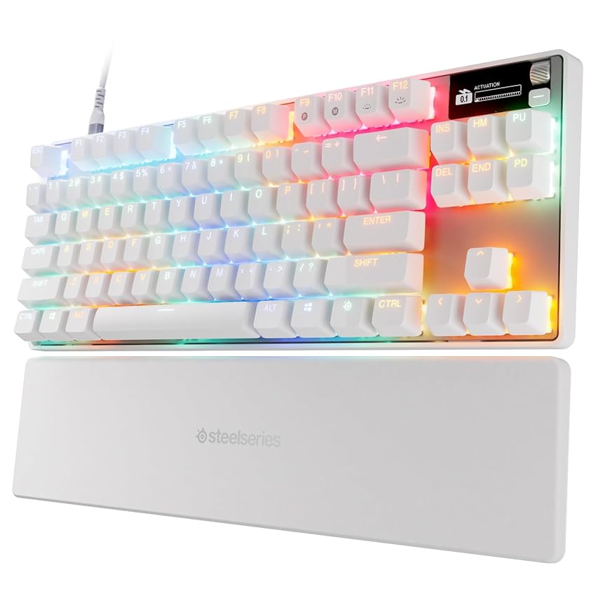 SteelSeries Apex Pro TKL Gen 3 White con Switch OmniPoint 3.0 SteelSeries Apex Pro TKL Gen 3 White con Switch OmniPoint 3.0