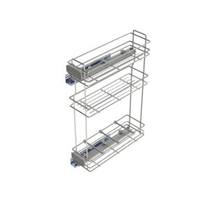 Emuca - Carrello portabottiglie estraibile con chiusura soft