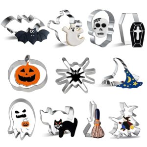 CLHXWU Set di 11 Formine Biscotti Halloween