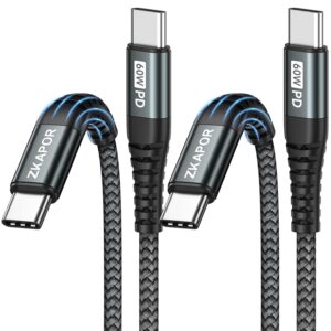 ZKAPOR Cavo USB C USB C [2Pezzi