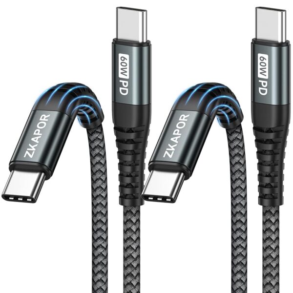 ZKAPOR Cavo USB C USB C [2Pezzi