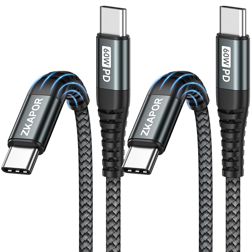 ZKAPOR Cavo USB C USB C [2Pezzi ZKAPOR Cavo USB C USB C [2Pezzi