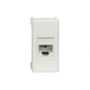 FANTON 23713-37 Presa dati RJ45 UTP 180° cat.6 crimpaggio senza utensile con adattatore