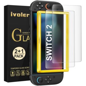 iVoler 2 Pezzi Opaco Pellicola Vetro Temperato Compatibile con Nintendo Switch 2 Model 2025