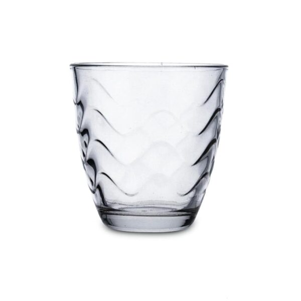 Quid Waves Set 6 bicchieri bassi vetro 26 cl beccuccio adatto frigorifero non adatto