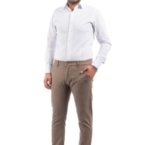 Pantalone Uomo Invernale Quadri Cotone Principe Galles Jeans Elasticizzato VEQUE