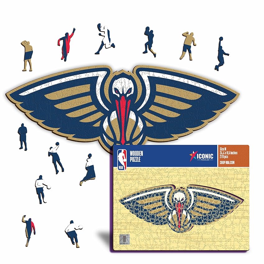 Iconic Puzzles- New Orleans Pelicans Iconic Puzzles- New Orleans Pelicans