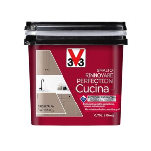 V33 Smalto Rinnovare Perfection Cucina Grigio Talpa Satinato 0