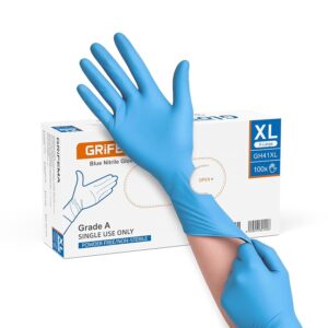 GRIFEMA Guanti Nitrile Monouso Blu – Taglia XL