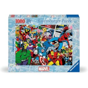 Ravensburger - Puzzle 1000 Pezzi Marvel Challenge | Puzzle Marvel Adulti E Bambini