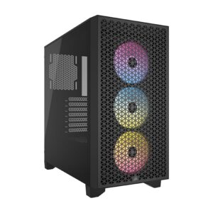 CORSAIR 3000D RGB AIRFLOW Case per PC Mid-Tower – 3 Ventole AR120 RGB