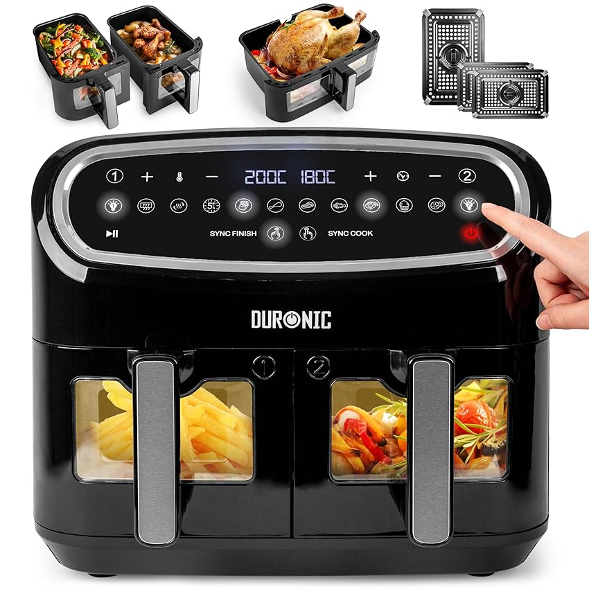 Duronic AF34 BK Friggitrice ad Aria XXL Duronic AF34 BK Friggitrice ad Aria XXL